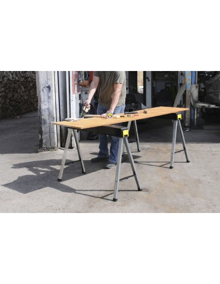 Tréteau pliable  - 350 kg/paire - lot de 2 pièces