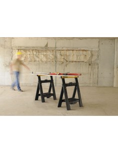 Tréteau pliable télescopique - lot de 2 pièces 2
