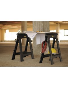 Tréteau pliable - 450 kg/paire - lot de 2 pièces 2