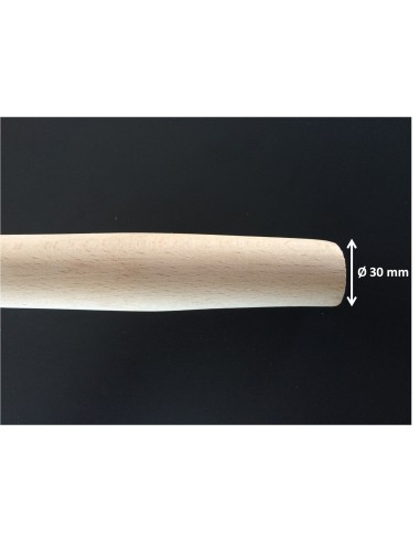 Manche bois rond ergonomique pelle