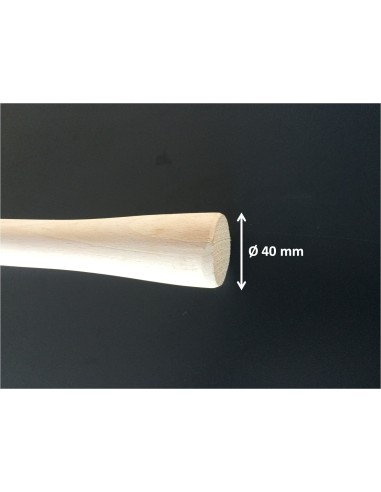 Manche rond bois pioche