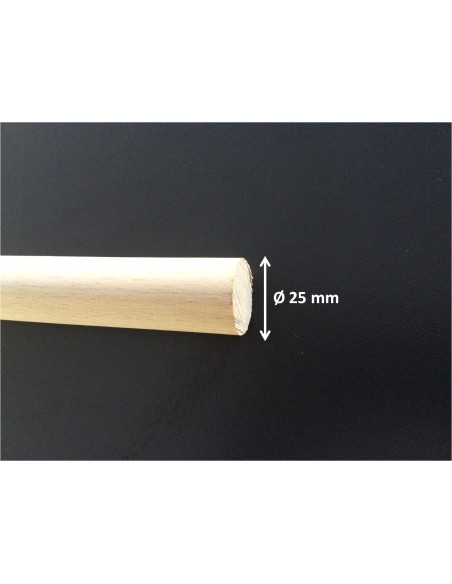 Manche bois rond bêche