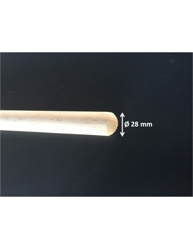 Manche bois rond balai