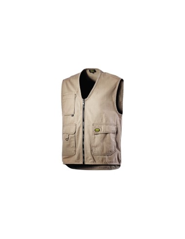 Gilet avec poche dorsale zippée