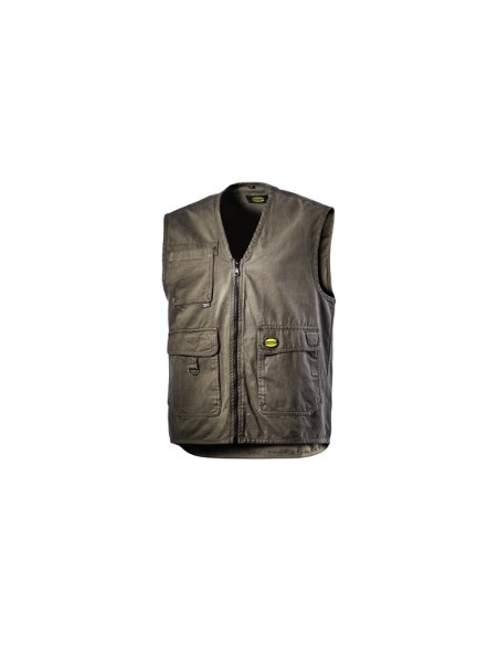 Gilet avec poche dorsale zippée