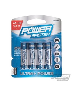 Lot de 4 Piles alcalines Super LR6 type AA