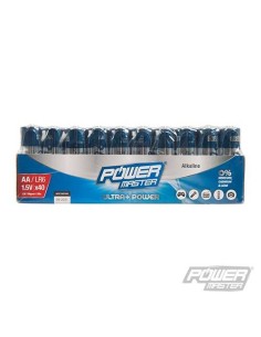 Lot de 40 Piles alcalines Super LR6 type AA