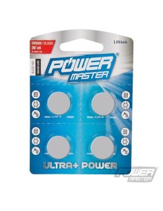 Lot de 4 piles bouton lithium CR2025