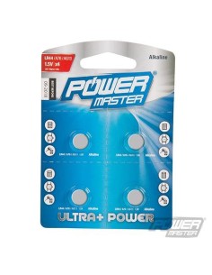 Lot de 4 piles bouton alcalines LR44