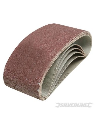 5 bandes abrasives 75 x 457 mm