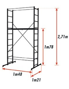 Echafaudage aluminium Centaure B4 2