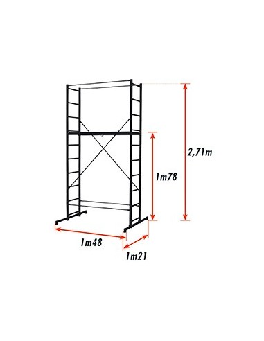 Echafaudage aluminium Centaure B4