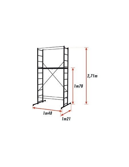 Echafaudage aluminium Centaure B4