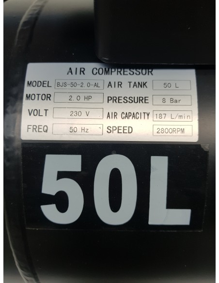 Compresseur d'air coaxial 50 L, 2 cv, électrique Compresseur d'air coaxial 50 L, 2 cv, électrique
