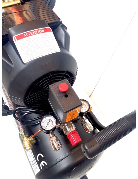 Compresseur d'air coaxial 50 L, 3 cv, électrique