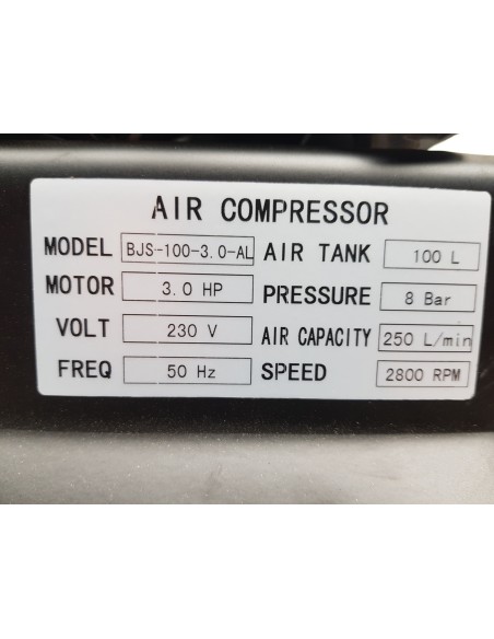 Compresseur d'air coaxial 50 L, 3 cv, électrique Compresseur d'air coaxial 50 L, 3 cv, électrique