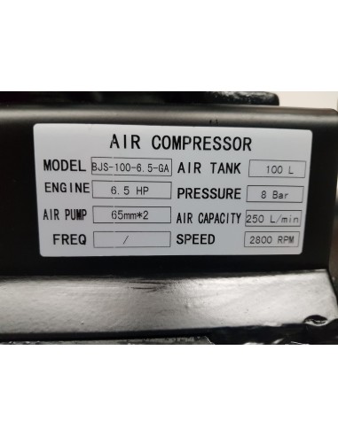 Compresseur d'air coaxial 50 L, 3 cv, électrique