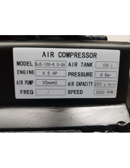 Compresseur d'air coaxial 50 L, 3 cv, électrique