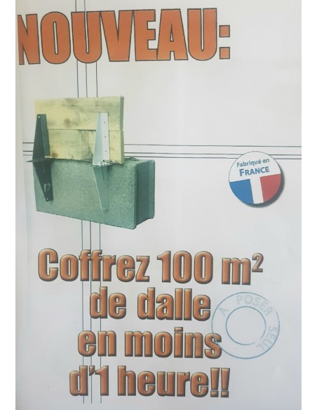 Entretoise en aluminium pour sabot serre joint