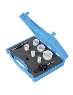 Coffret d'électricien scies-cloches bi-métal 9 pcs