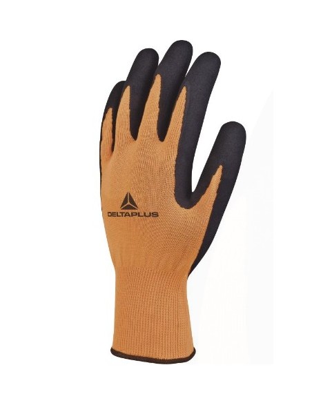 GANT TRICOT POLYESTER - PAUME ENDUITE MOUSSE LATEX