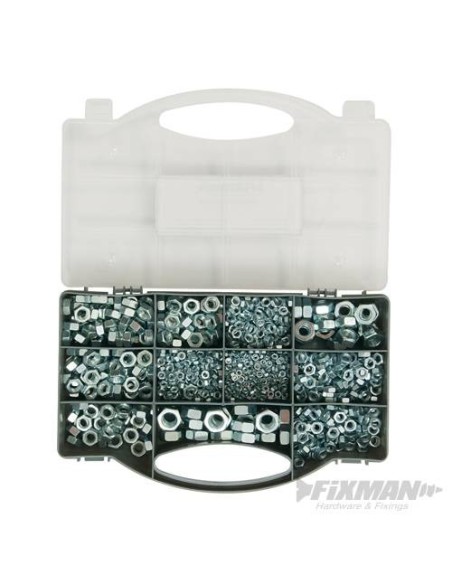 Coffret d'écrous hexagonaux