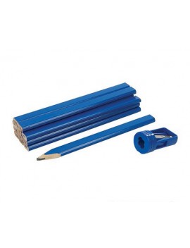 Ensemble de crayons de menuisier et taille-crayon 13 pcs