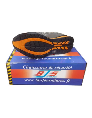 Baskets de sécurité grises/jaunes BJS