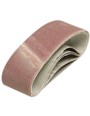 Lot de 5 bandes abrasives 100 x 610 mm Grain 40