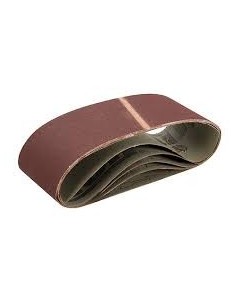Lot de 5 bandes abrasives 100 x 610 mm Grain 120