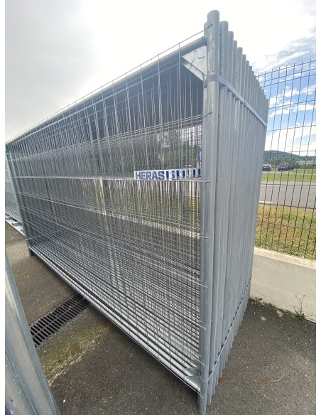 Clôture renforcée de chantier 4 tubes M300 Heras