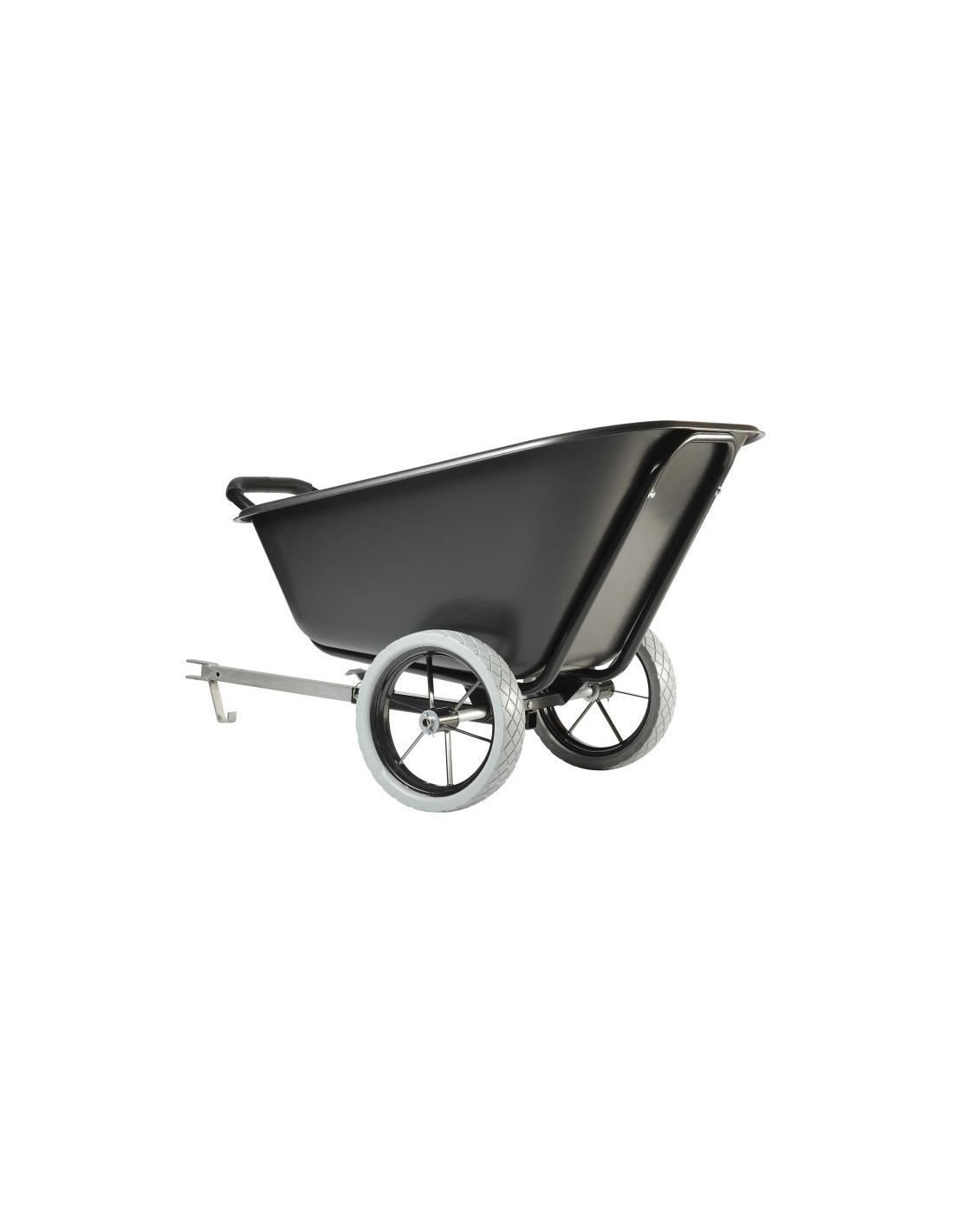 Brouette Pliable Jardin - 107x69cm - Pliable Pour Rangement - Poches Outils Intégrées - Tissu Polyester & Structure Fer