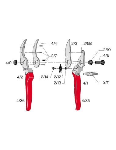 Kit boulon et écrou pour F4