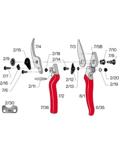 Poignée complète sans lame pour F8-8CC 2
