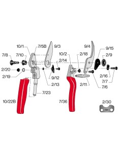 Poignée complète sans lame pour F10 2
