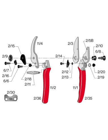 Contre-lame avec vis pour F11