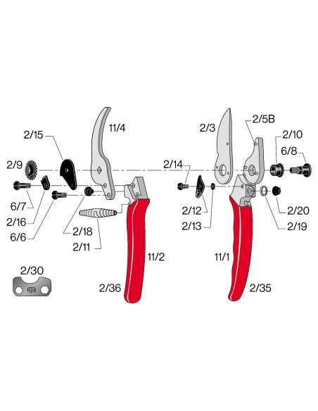Contre-lame avec vis pour F11