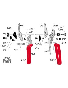Poignée complète sans contre-lame pour F12 2