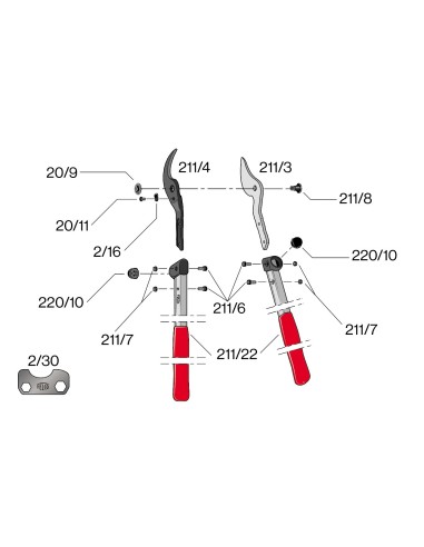 Lame pour F211-40/50/60