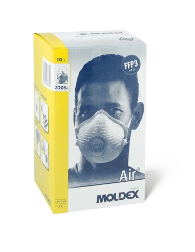 Masque air FFP3 emballé avec soupape