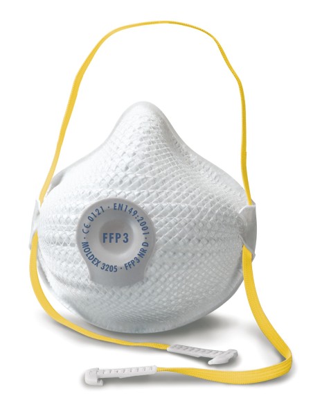 Masque air FFP3 emballé avec soupape