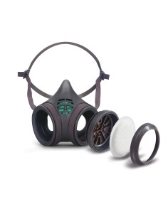 Support pour filtres à particules sur pièces faciales 2