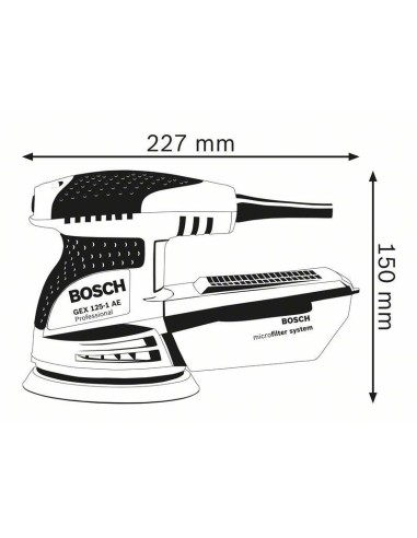 Ponceuse excentrique BOSH