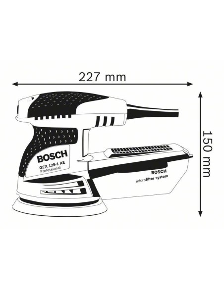 Ponceuse excentrique BOSH