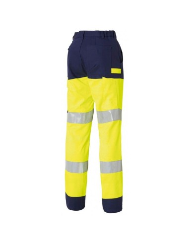 Pantalon HV LUKLIGHT jaune/marine Molinel