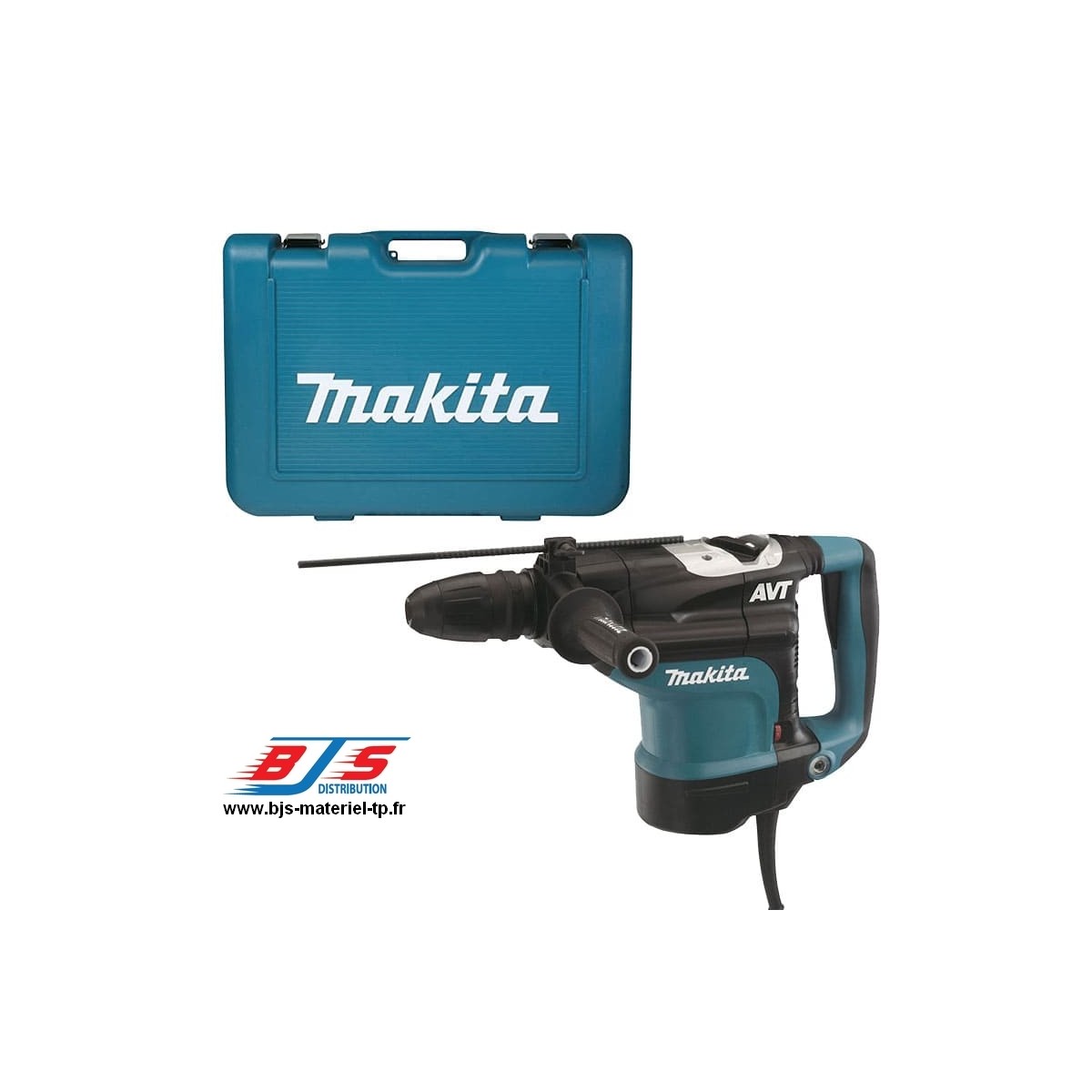 Perforateur burineur SDS-Max Makita, 1350W 9,4 J dans sa valise - BJS  Matériel TP