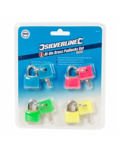 Cadenas en laiton fluo, 4 pcs 20 mm