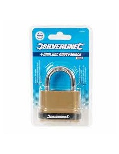 Cadenas à combinaison 4 chiffres en alliage de zinc