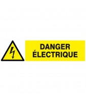 Panneau "Danger électrique"