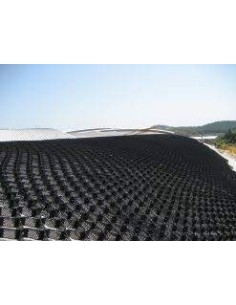 Plaque alvéolée grava-stab Noire 120 x 80 x 3 2